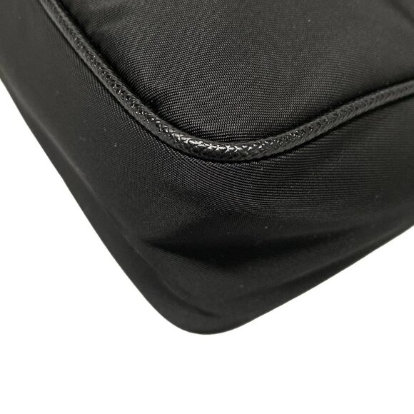 Auth PRADA - Black Nylon Leather Handbag - Picture 3 of 16